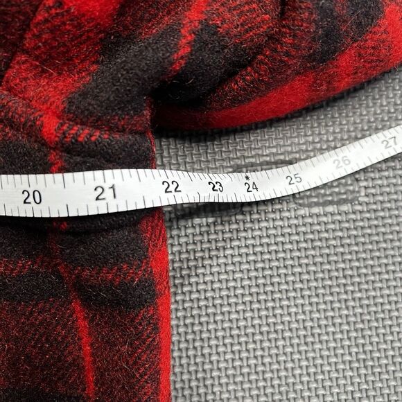 Chippewa Woolen Mills Wool Hunting Red Buffalo Plaid‎ Jacket XL Vintage - Picture 12 of 13